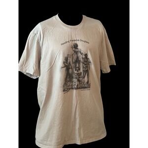 Frederick Douglass Men's XL T-Shirt African American Abolitionist Black Heritage